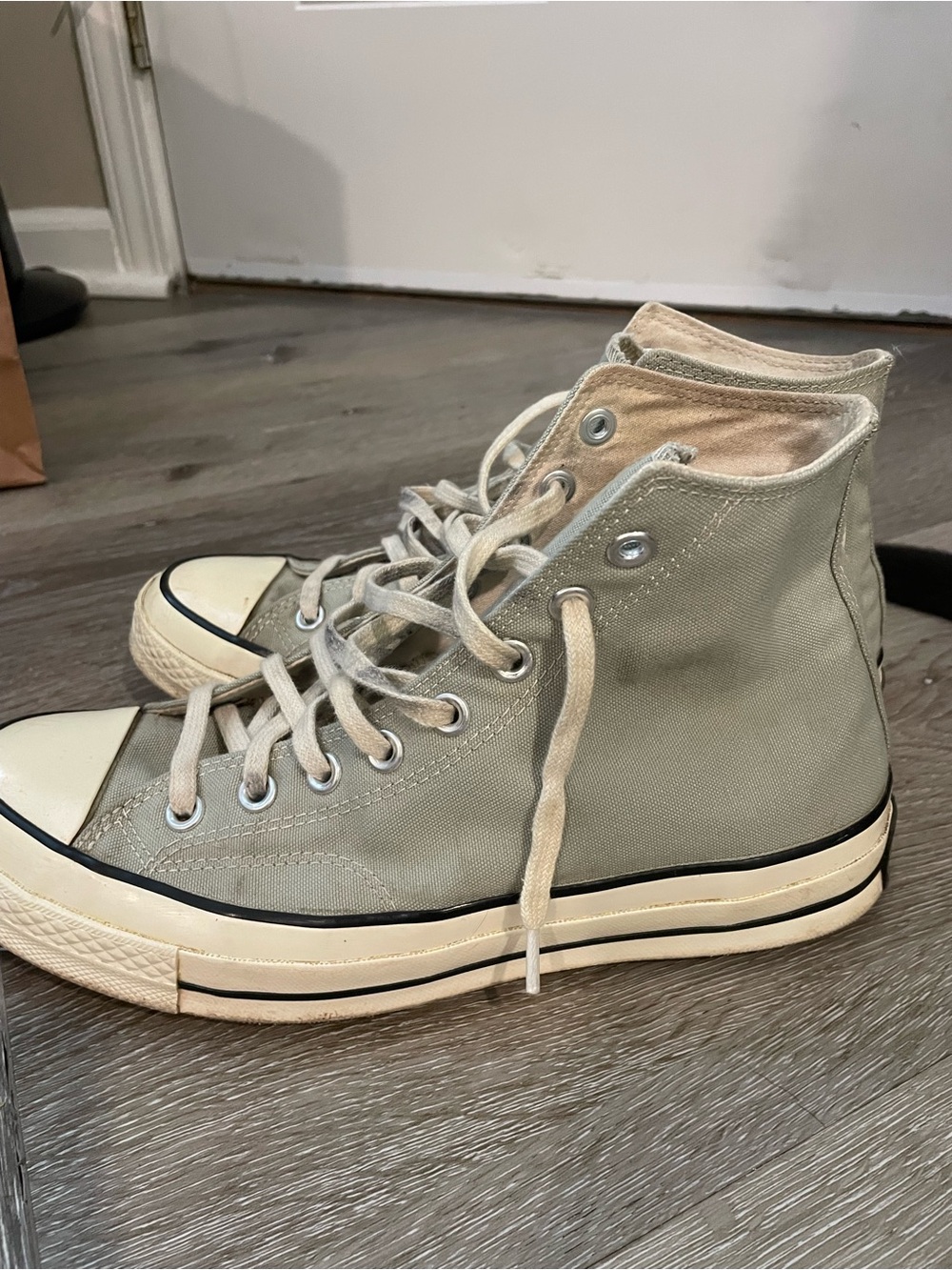 Light Green Converse Chuck 70s High Tops